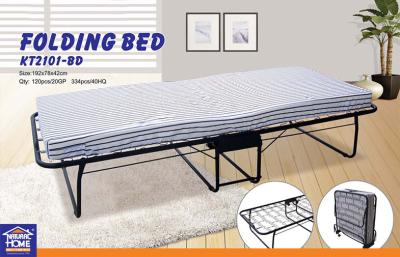 China Super Strong Portable Folding Rollaway Bed , Single Guest Beds Comfortable Furniture for sale