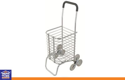 China Lightweight Aluminum Alloy Handcart , Foldable Daily Shopping Vegetable Cart Trolley for sale