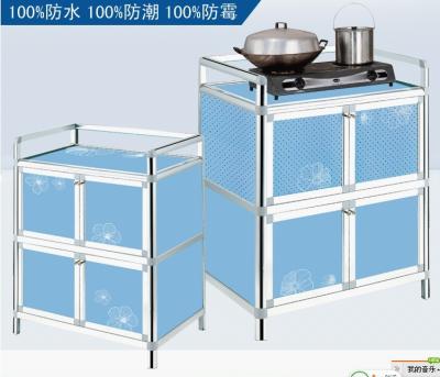 China Embalaje de aluminio de la caja de Brown de los colores de los gabinetes de almacenamiento del palillo azul claro 8 en venta