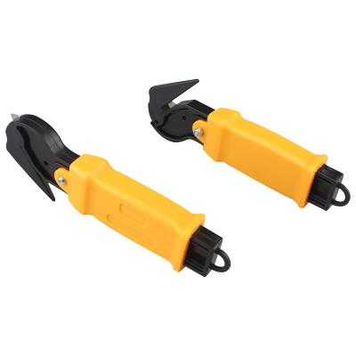 China Open slide safety cutter for unpacking plastic strap and carton for sale