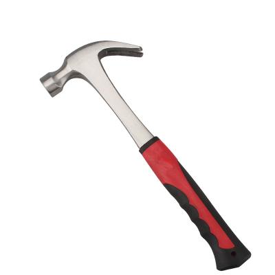 China Claw Hammer One Piece American Style Nail Hammer Fiber +TPR Handle for sale