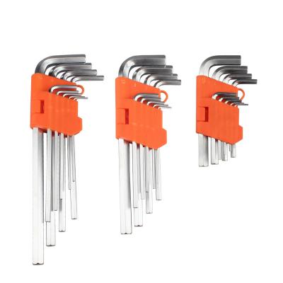 China Car Repair DIY Tool 9pcs Long Hex Keys Hex Key Set Small Short Spanner Wrench Allen Key for sale