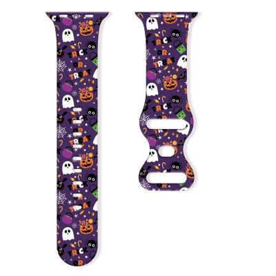 China Luxury RTS Halloween Watch Band For Apple Watch Decoration Of The Watch Band For Apple Iphone 14 pro max for sale