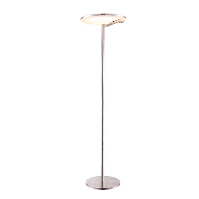 China Floor Lamp Modern Modern Nickel Acrylic Brushed LED Floor Lamp For Living Room Bedroom Study Room Wholesale Price for sale