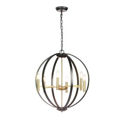 China 2021new modern modern finished semi-flush pendant complete with ring design LED chandeliers and pendant lights for sale