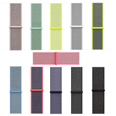 China Replacement Nylon Strap For Apple Charm Wrist Watch Strap For Apple Watch Band Series 1 Watch Band 2 3 4 5 6 7 Nylon Woven zu verkaufen