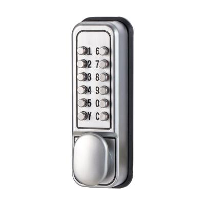 China Zinc Alloy Keyless Mechanical Door Code Lock Aluminum Password Door Lock for sale