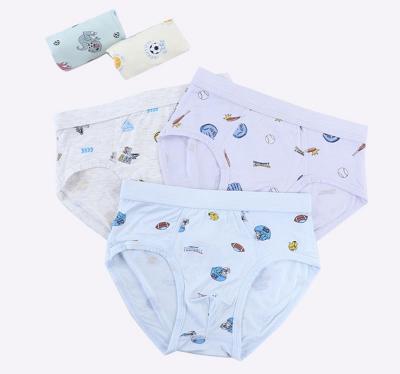 China Wholesale Soft Professional Children's Cotton Underwear Boxer Teen Boy Briefs for sale