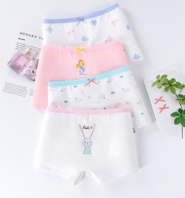 China Sweet Promotion Custom Low Price Standard Shorts Briefs Little Girls Boxers for sale