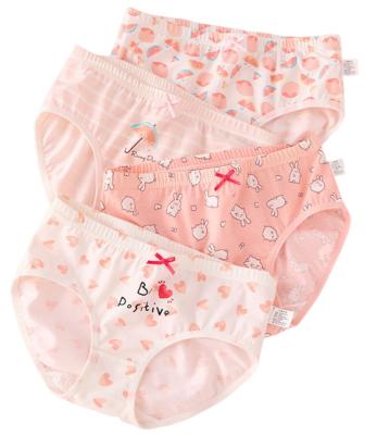 China Hot Promotion Soft Price Cotton Panties Models Saged Underwear 2-12 Baby Girls Teen Briefs for sale