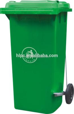 China 240L Viable Outdoor Large Size Medical Plastic Garbage Bin Waste Bin Waste Bin With Wheels for sale