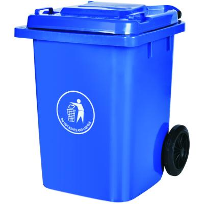 China Sustainable Household Kitchen Cleaning 2 Wheels 80 Liter Trash Can Waste Bin Plastic Waste Bins for sale