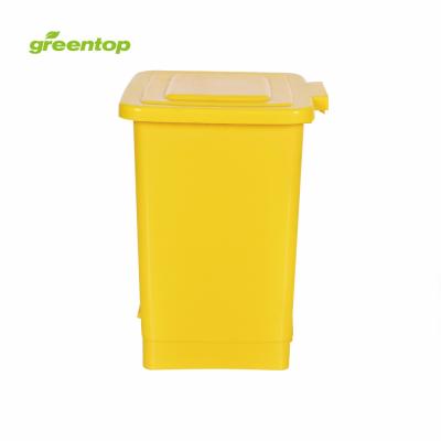 China Sustainable 15L, 30L, 50Lhousehold Recycle Bin Hospital Use Medical Plastic Waste Bin / Pedal Waste Bin For Medical for sale