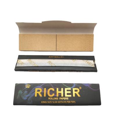 China Slow Burning Portable Custom Richer Smoking Rolling Papers Your Own Cigarette Rolling Paper for sale