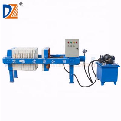 China Solid Liquid Separation Small Filter Press Machine With Low Low Consumption Price for sale