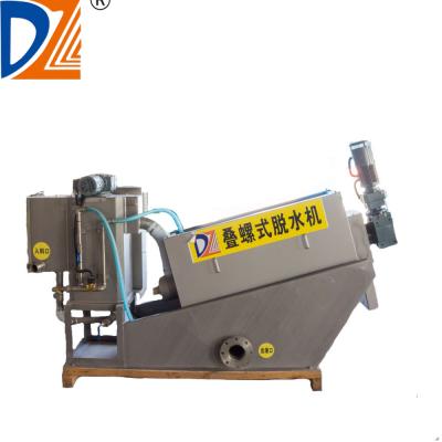 China Deslim High Efficiency Dewatering Screw Press Slurry Machine Wooden Case , 304 Stainless Steel 1.1 Kw 100-120 Kgds/h 2000kg for sale