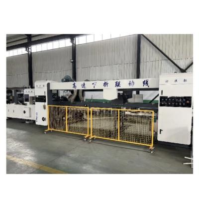 China Automatisches Karton-Flexodrucken-Slotting-Druck-Folder-Kleber für kundenspezifische Boxen zu verkaufen