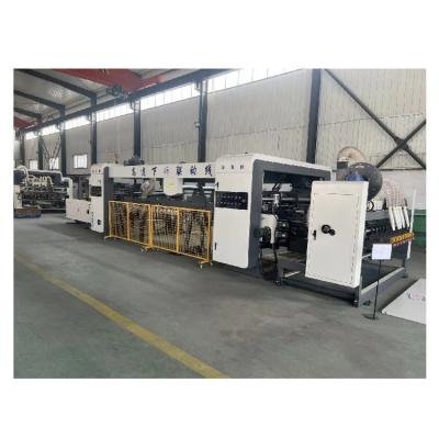 China High-Speed Flexo-Drucker Slotter Die Cutter Line Folder Gluer für Wellkartonmaschine zu verkaufen