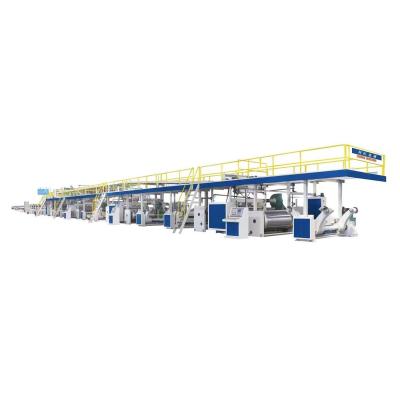 China 3 Ply Corrugated Cardboard Making Equipment for Wood Packaging Material Carton System for sale