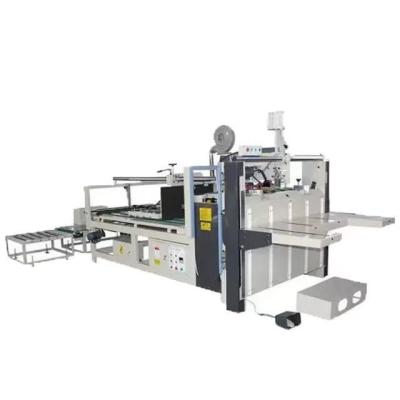 China 600*300mm Min Dimensions Carton Unfolding Auto Gluing Box Packaging Machine with Glue for sale