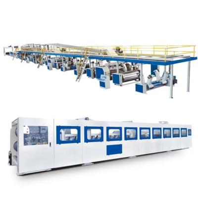 China Construction Works Double Wall 3 5 ply Corrugated Cardboard Plant with Production Line for sale