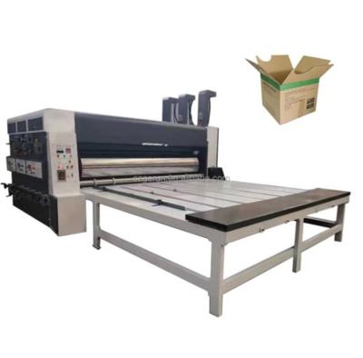 China Effective Semi Automatic Printer Slotter Die Cutter Machine for Corrugated Carton Box for sale