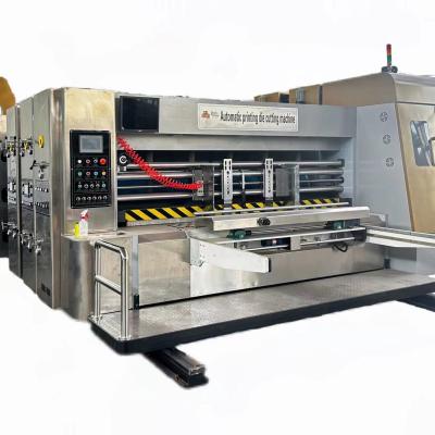 China Paper Forming Machine 4 Color Flexo Printing Machine for Food Beverage Shops for sale