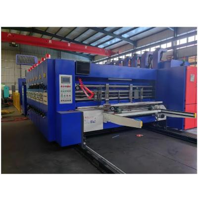 China Garment Shops Corrugated Carton Pizza Printer Machinery Printing Slotting Machine for sale