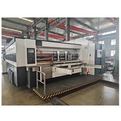 China Food Shop Paper Forming Machine Flexographic Printing Carton Box Cutting Machine for sale