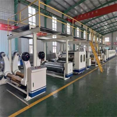 China 3000x1600x2000mm Größe vollautomatisch 5 Schicht Wellkarton-Ausrüstung mit 380V Spannung zu verkaufen