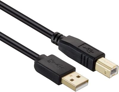 China Scanner 480 Mbps Usb 2.0 Printer Scanner Cable USB Type A Male To Type B Male Printer Cable for sale