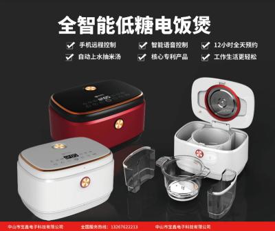 China Guangdong 4L Electric Rice Cooker Household Factory Outdoor Multifunctional Different Size Capacity Cooker Stainless Steel for sale