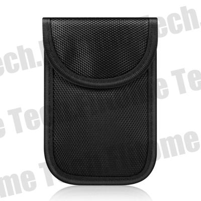 China Anti Theft Car Key Bag Block Fashion Oxford Cloth Faraday FOB RFID Pouch for sale