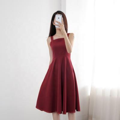 China 2020 Latest Design Anti-Static Women Fashion Party Dress Ladies Sleeveless Maxi Dresses Fashionable for sale