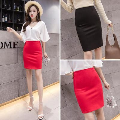 China Plus Size 2020 New Design Wholesale Women Fashion Office Wear Skirts Ladies Plus Size Mini Skirts for sale