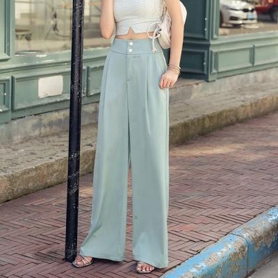 China Wholesale New Arrival Anti-wrinkle Women's Summer Wide Leg Pants Women's Clothing Good Quality Running Pants for sale