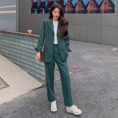 China Wholesale Anti-wrinkle 2021 High Quality Winter Women's Autumn Fashion Pants Suits Ladies Casual Suits Set Wear for sale