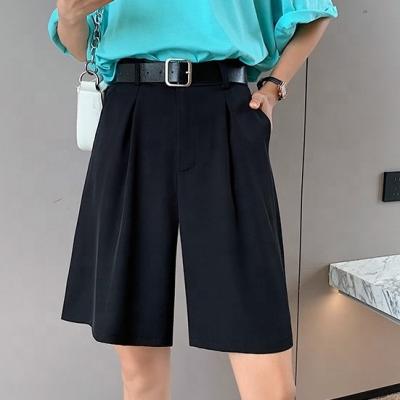 China 2022 Anti-Wrinkle New Arrival Wholesale Women's Bermuda Shorts Women's Casual Shorts Half-Length Plus Size Women's 4XL Shorts for sale