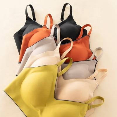 China 2021 New Arrival Solid Color QUICK DRY Seamless Bras Ladies Underwear Lingerie Sexy High Quality Sexy Pump Bras Wholesale for sale