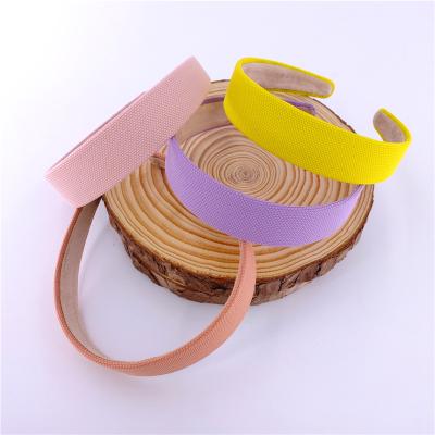 China Fashion Headband Women Girls Headbands Anti Slip Wide Hair Circle Cloth Cloth Hair Turban Accessories for sale