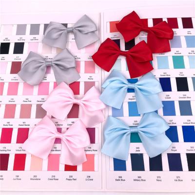 China Available 200 Face Double Colors Garment Perfume Wedding Gifts Fashion Accessories Decorative Handmade Satin Ribbon Bow for sale