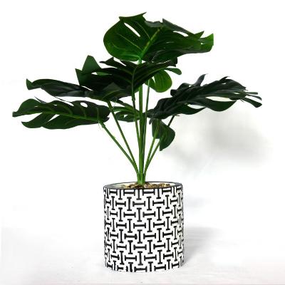 China Modern Nordic Indoor Outdoor Planter Pot Modern Design Cement Ceramic Flower Pot for Garden Home Decoration for sale