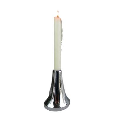 China Home Style Modern Ceramic Candle Holder Hot Selling Unique Decoration Matte White Candle Holder For Home Decoration Gift for sale