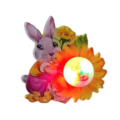 China 2023 Rubber Animal Rabbit Fridge Magnet Sticker 3D 2D Fridge Magnet With Light For Home Decoration for sale