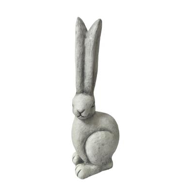 China Europe rabbit polystone sculpture rabbit animal statue for garden decoration for sale