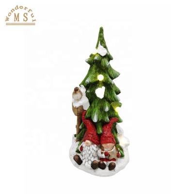 China Europe Lead Resin Christmas Sculpture Item For Home And Garden Decoration for sale