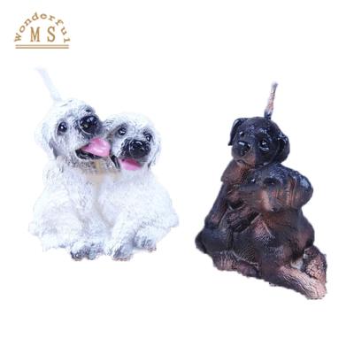 China Scented Promotional Candle Dog Shape Decoration For New Year Decor for sale