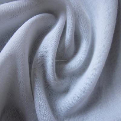 China High quality white wrinkle resistant 75GSM cotton voile fabric ready for head scarf print/45inch hijab cotton voile ready for digital print for sale