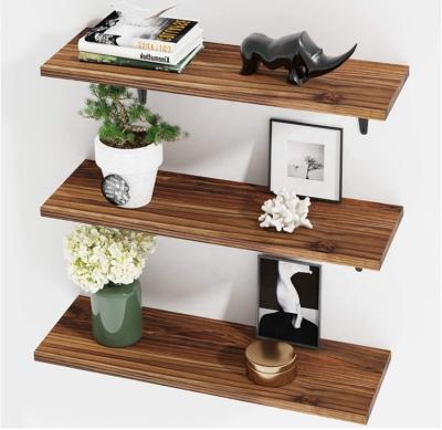 China Adjustable (Other) Custom Design Living Room Storage Wooden Shelves Mounted Floating Wall Shelves for sale