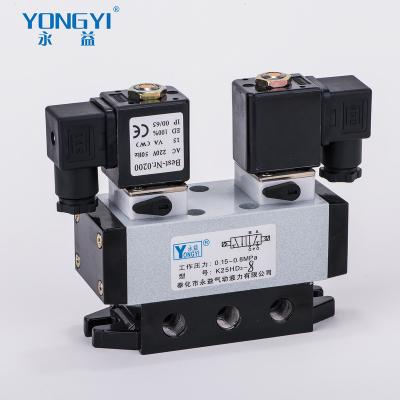 China Garment Shops K Series 5/2 Way Control Snap Valve K25HD-15 Pneumatic Electric Solenoid Control Valve for sale